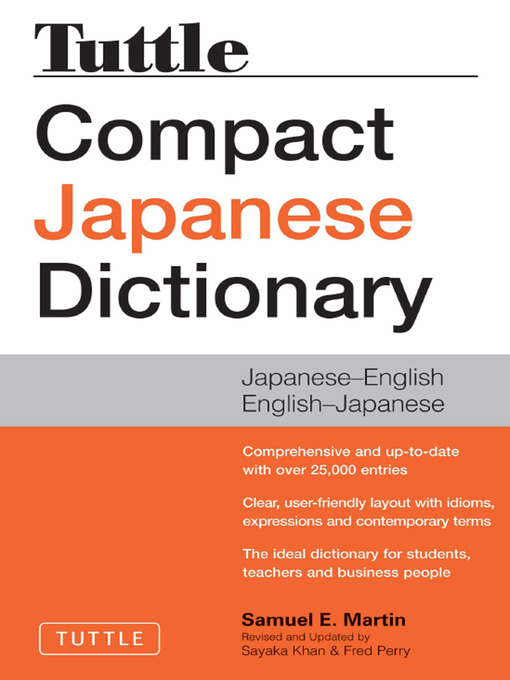 Cover image for Tuttle Compact Japanese Dictionary